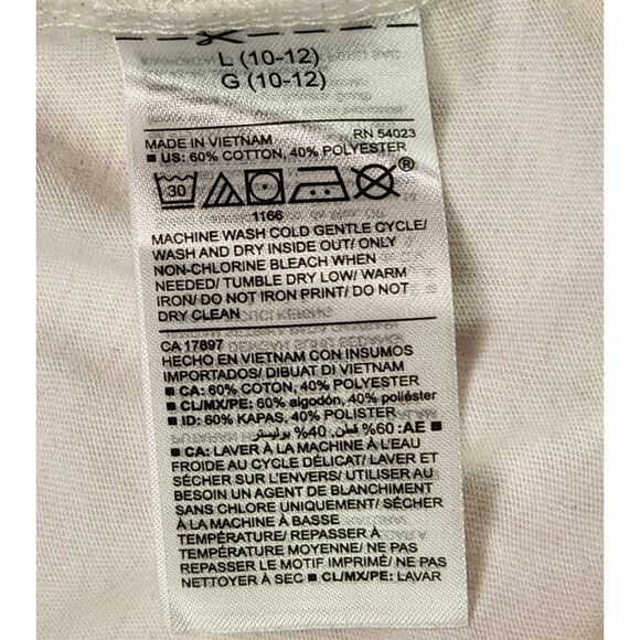 Old Navy Girls T-Shirt Top Baseball Style Large (10-12) - Picture 6 of 6